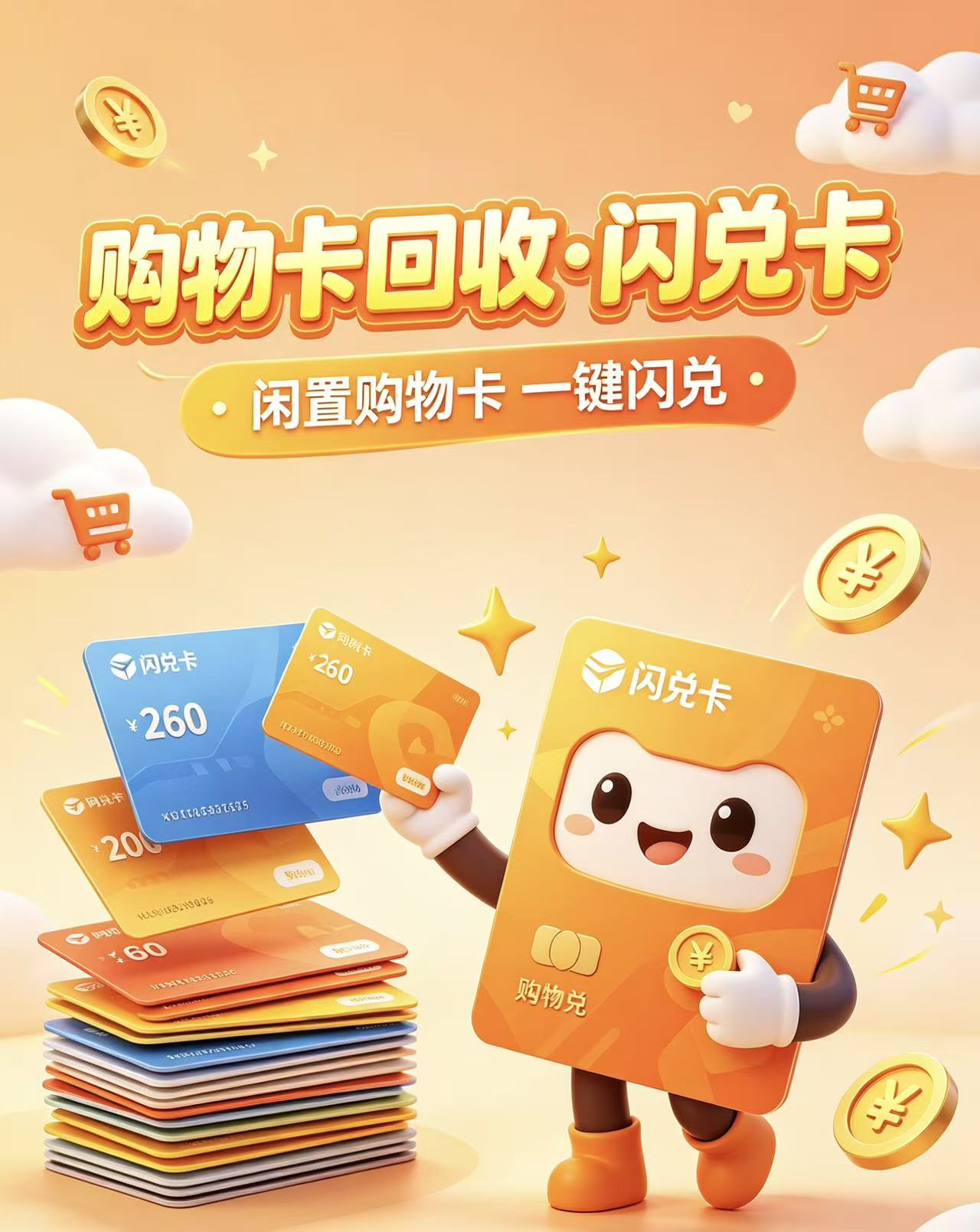 大润发购物卡回收优选途径你知道吗？